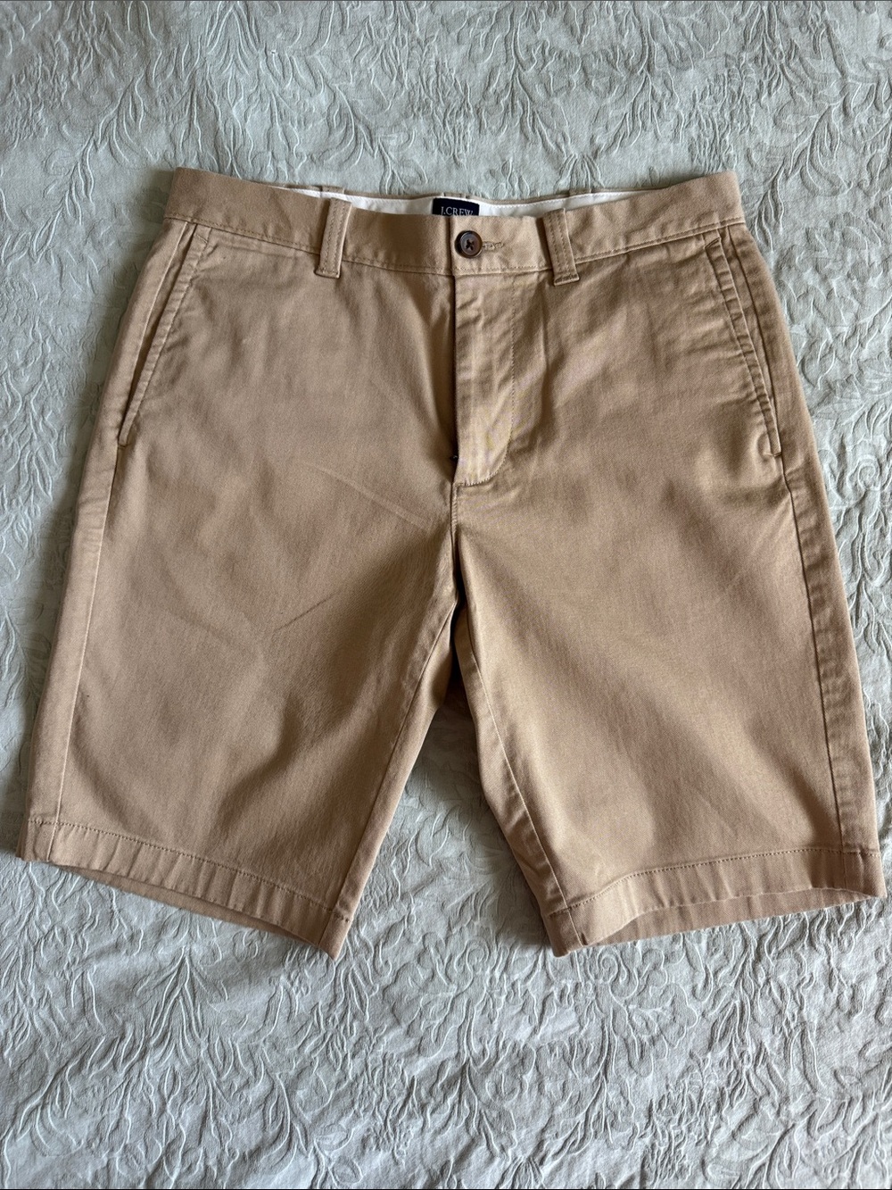 J. Crew Men's Tailored 11” Inseam Tan Chino Shorts